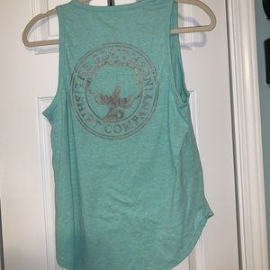 Green/blue The Southern Shirt Company tank top